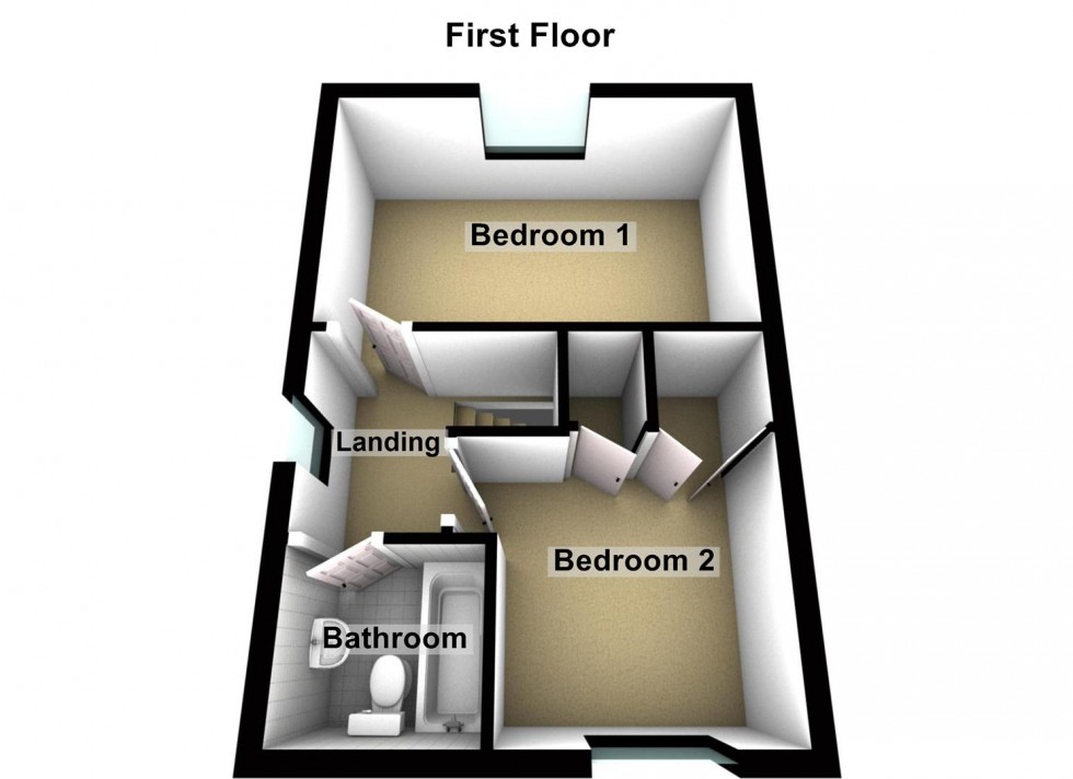 Floorplan for Juniper Crescent, Longthorpe, Peterborough