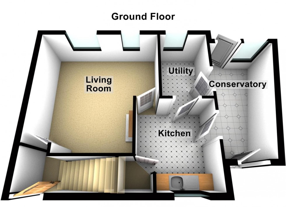 Floorplan for Acacia Avenue, Peterborough