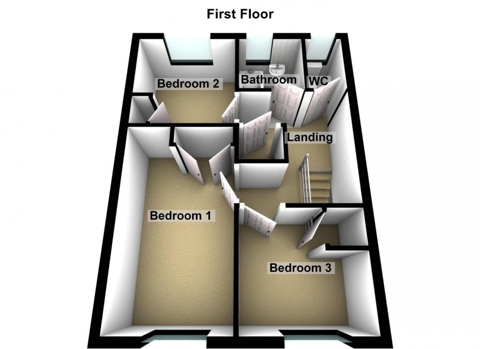 Floorplan for Deerleap, South Bretton, Peterborough