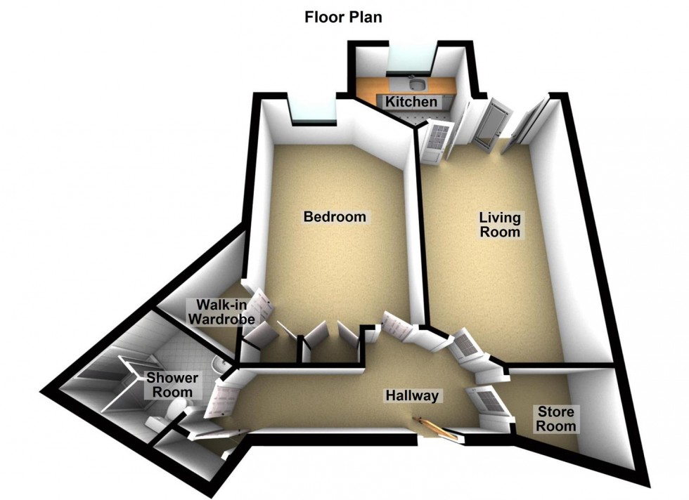 Floorplan for Hedda Drive, Hampton Hargate, Peterborough