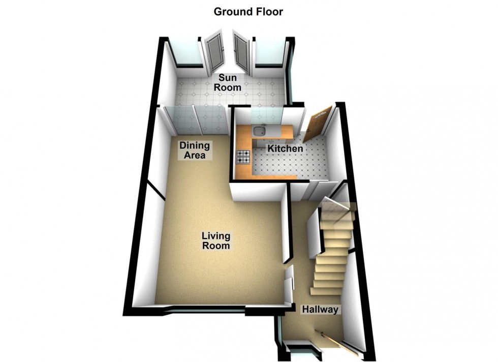 Floorplan for Langley, Bretton, Peterborough