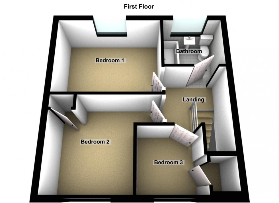 Floorplan for Langley, Bretton, Peterborough
