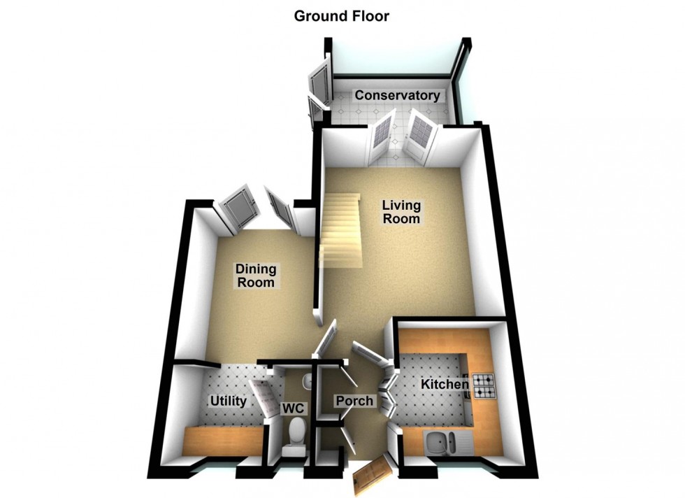 Floorplan for Osprey, Orton Goldhay, Peterborough