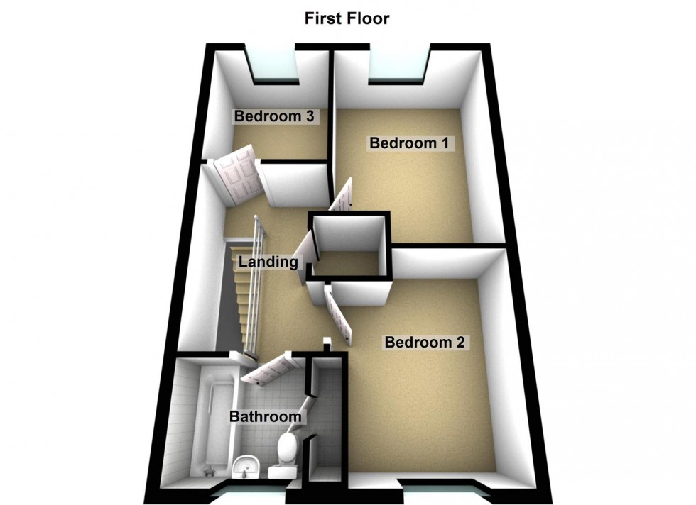 Floorplan for Brynmore, Bretton, Peterborough