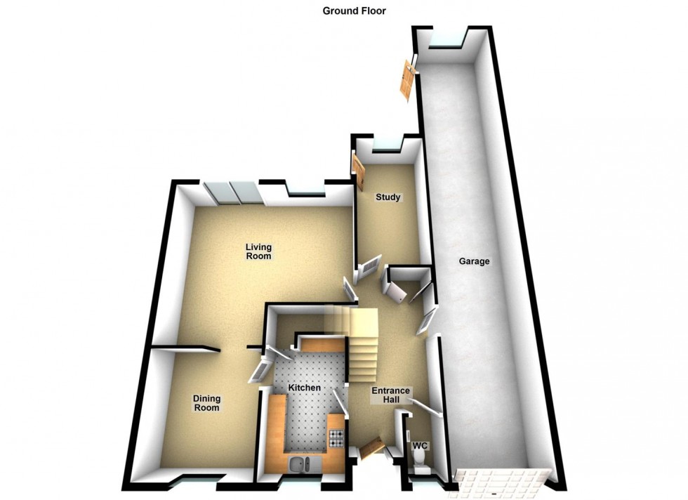 Floorplan for Apsley Way, Longthorpe, Peterborough