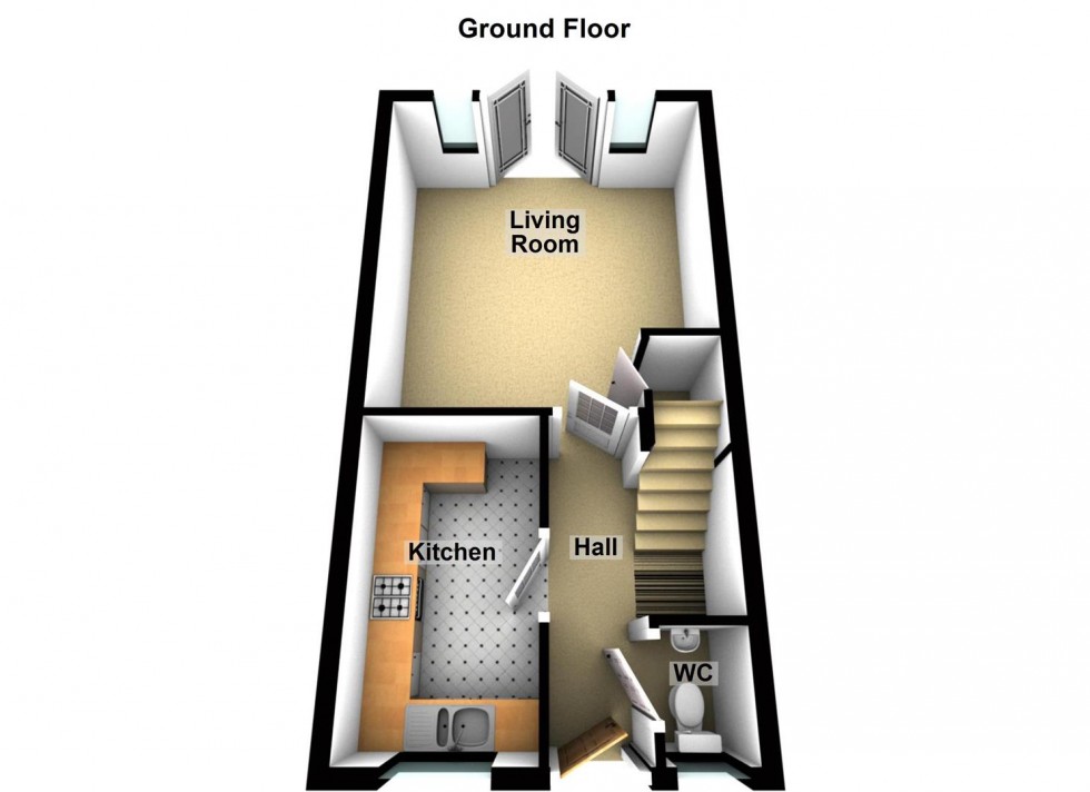 Floorplan for Tern Road, Hampton Hargate, Peterborough