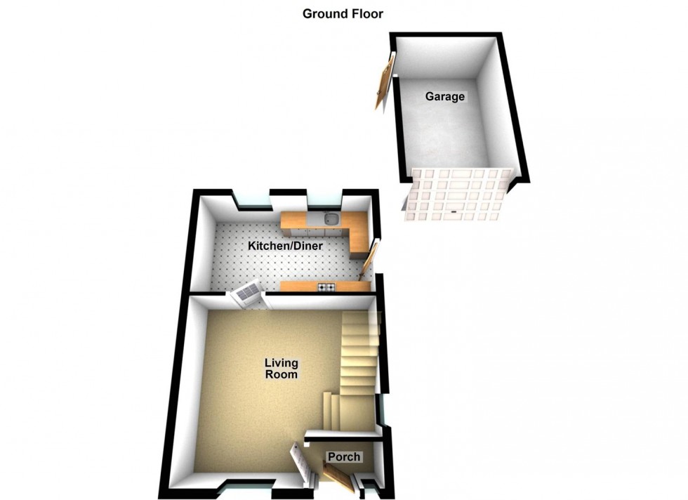 Floorplan for Bowness Way, Gunthorpe