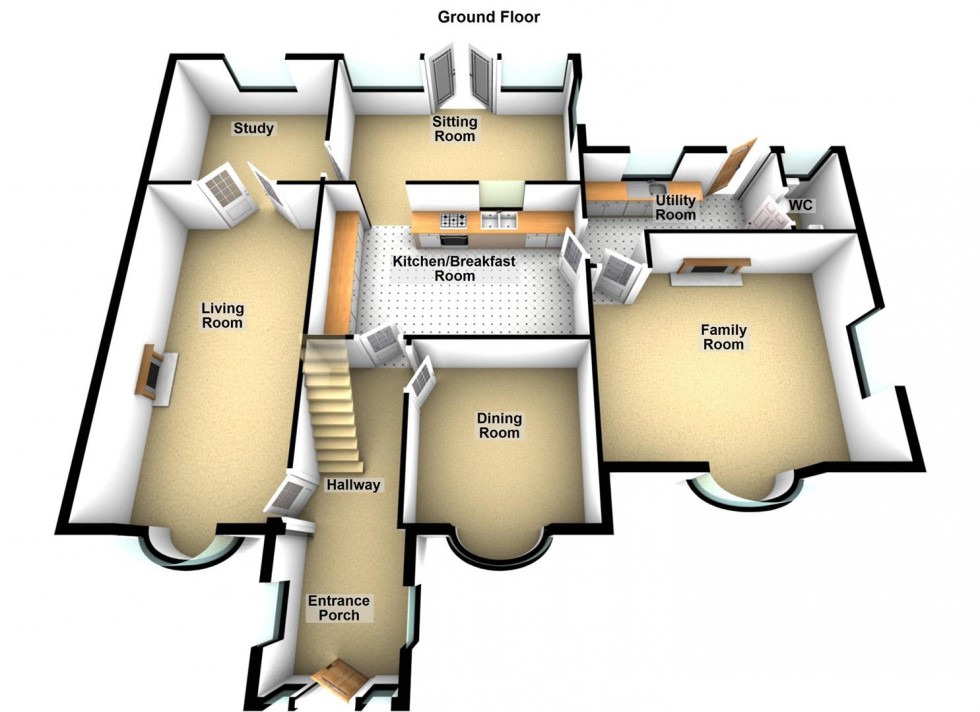 Floorplan for Soke Road, Newborough, Peterborough