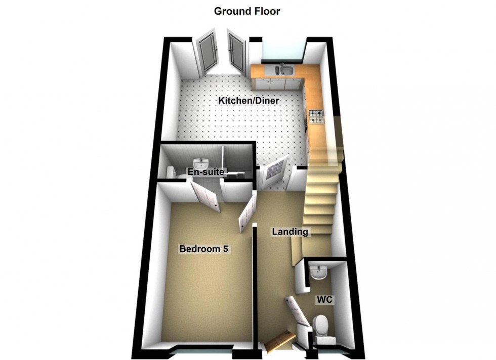 Floorplan for Clement Drive, Peterborough