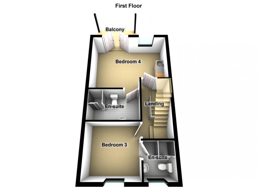 Floorplan for Clement Drive, Peterborough