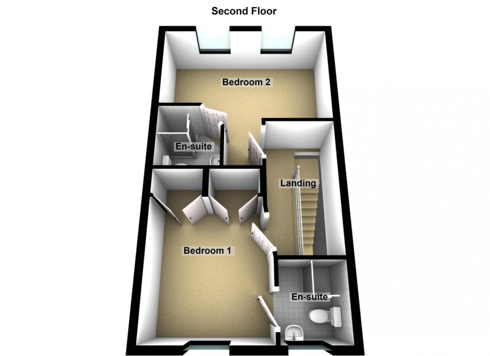 Floorplan for Clement Drive, Peterborough