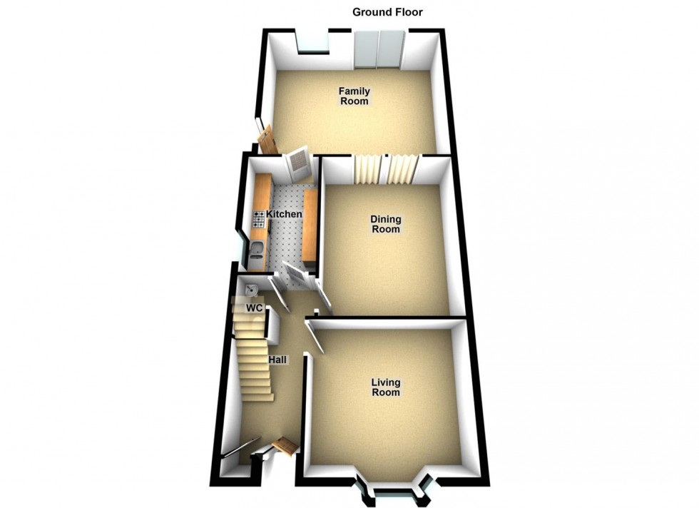Floorplan for Oxford Road, Peterborough