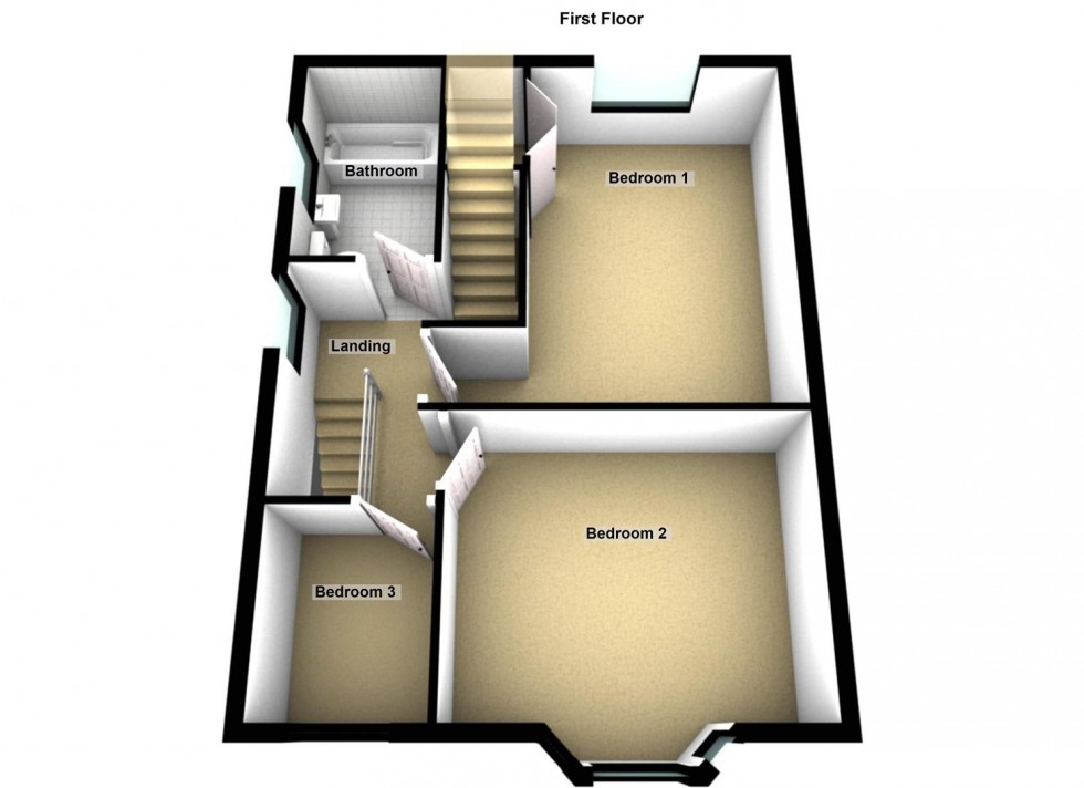 Floorplan for Oxford Road, Peterborough