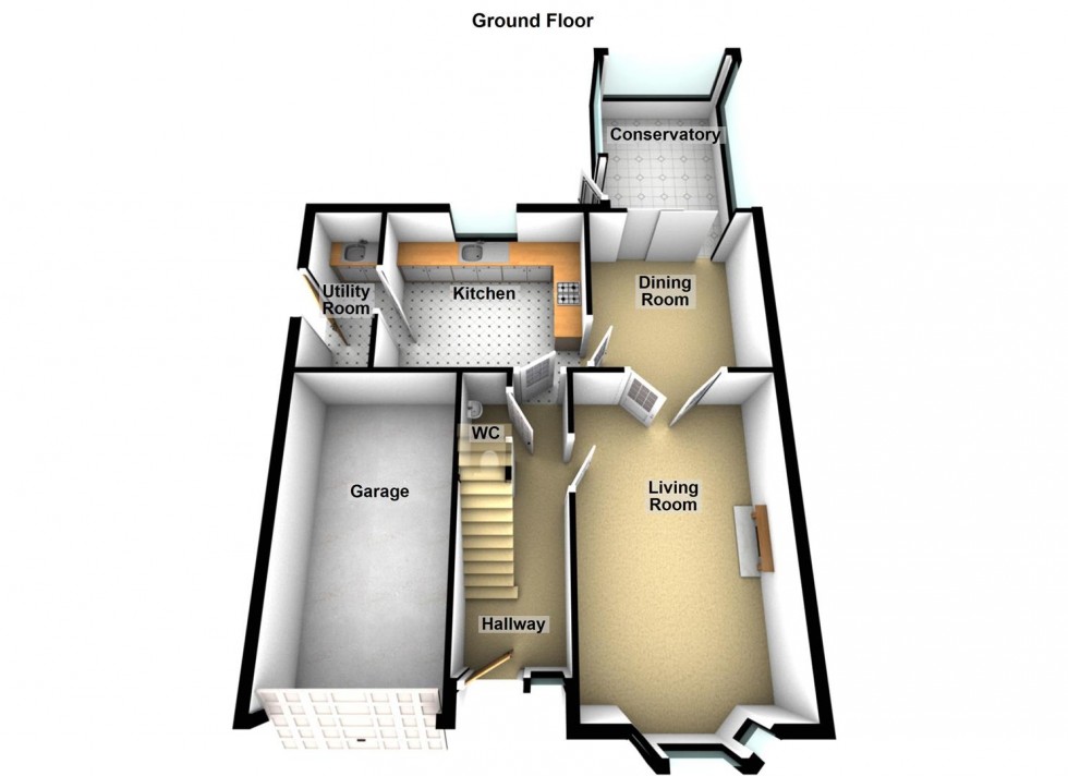 Floorplan for Elm Park, Whittlesey, Peterborough