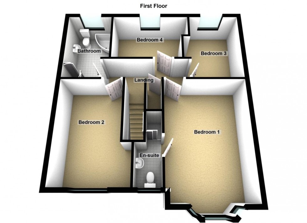 Floorplan for Elm Park, Whittlesey, Peterborough