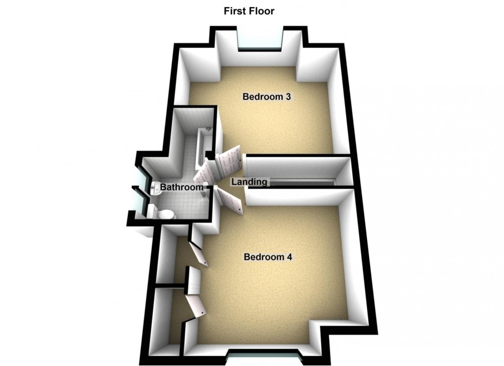 Floorplan for Warwick Road, Peterborough