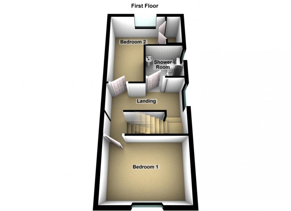 Floorplan for Churchfield Road, Peterborough