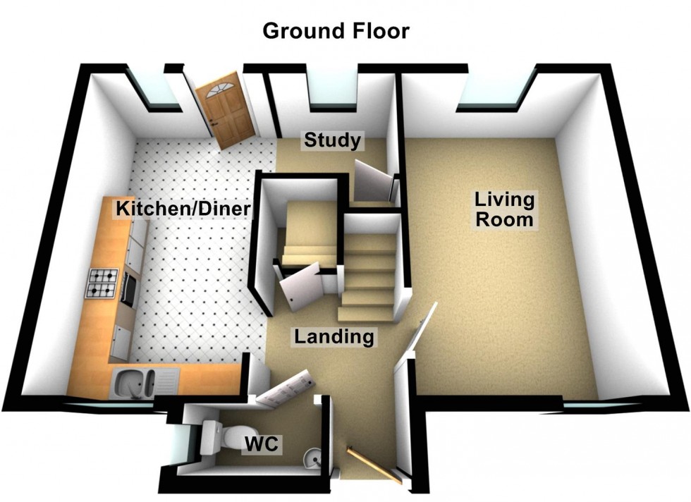 Floorplan for Barnstock, Bretton, Peterborough