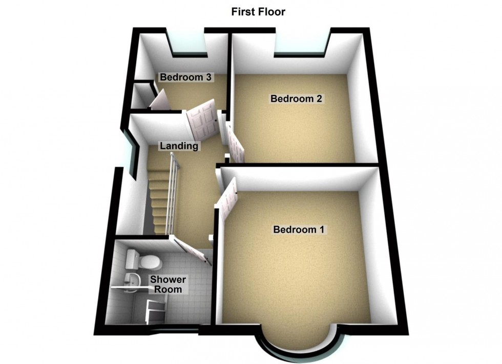 Floorplan for Northfield Road, Peterborough,