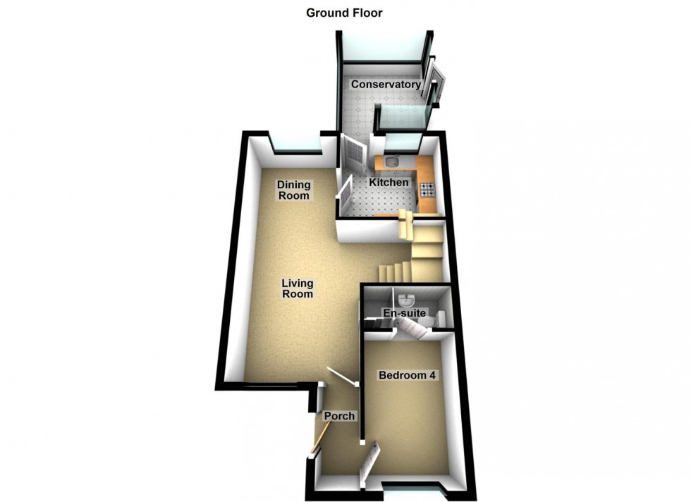 Floorplan for Magnolia Avenue, Longthorpe, Peterborough