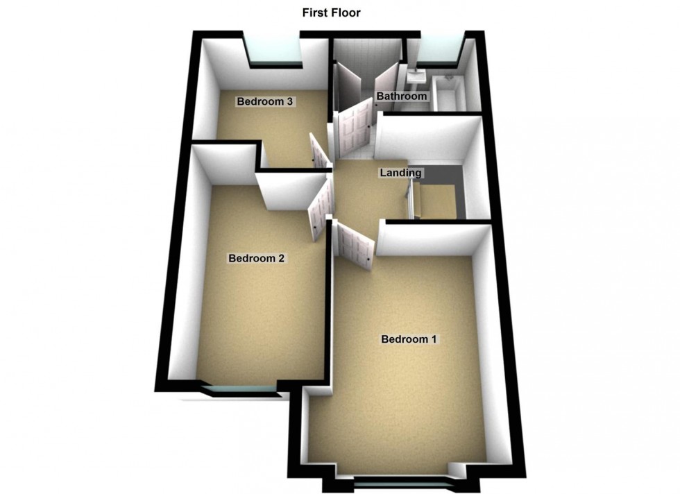 Floorplan for Magnolia Avenue, Longthorpe, Peterborough