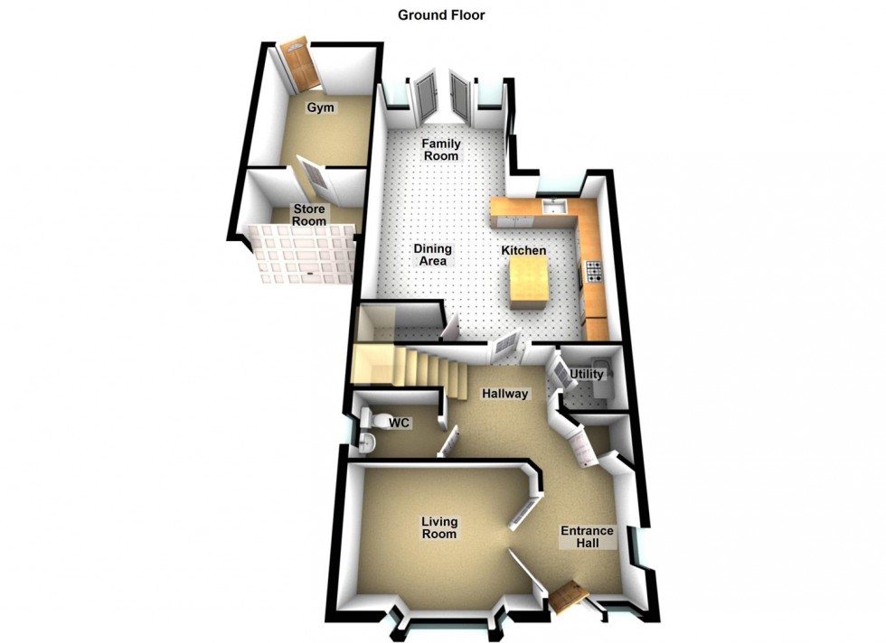 Floorplan for Jones Hill, Hampton Heights, Peterborough