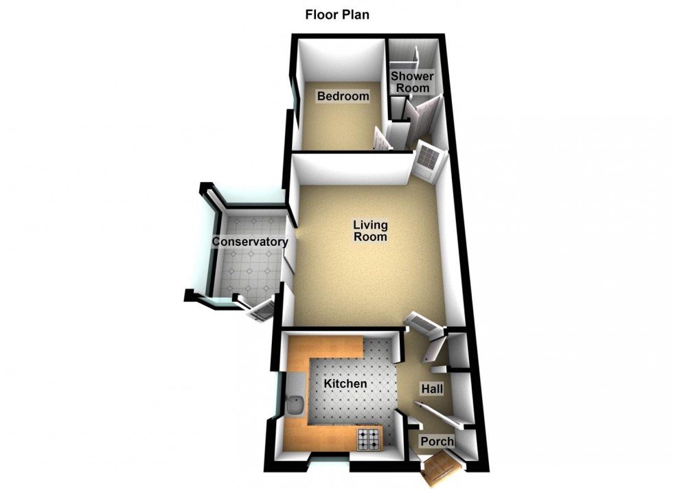 Floorplan for Finchfield, Parnwell, Peterborough