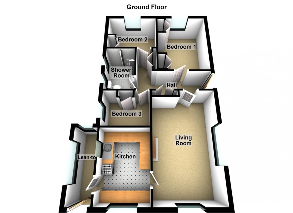 Floorplan for Beverley Court, Pioneer Park, Eye