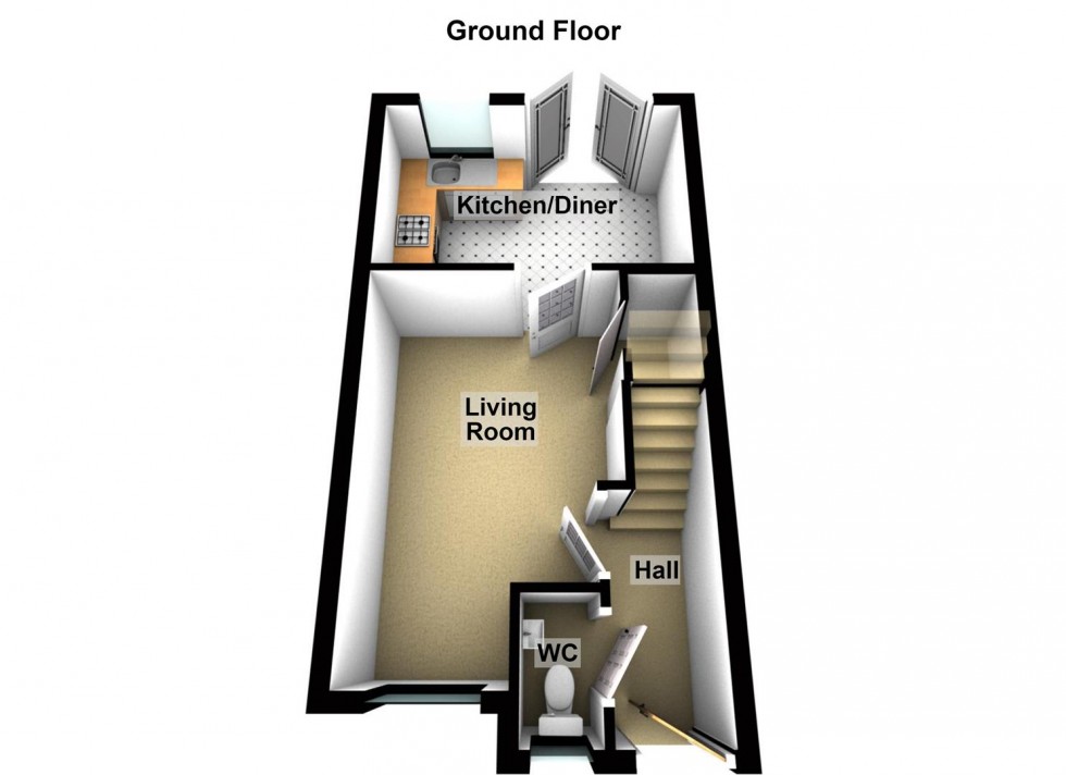 Floorplan for Hector Drive, Peterborough