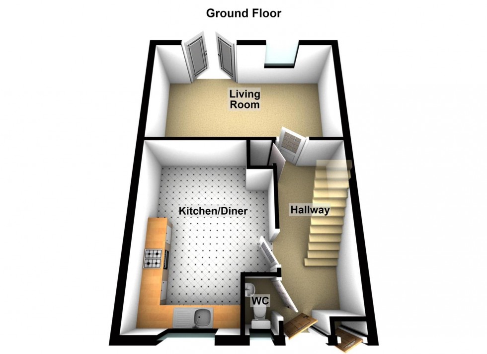 Floorplan for Gordon Avenue, Peterborough