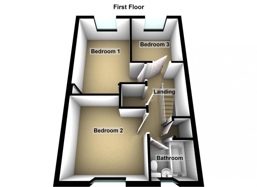 Floorplan for Gordon Avenue, Peterborough