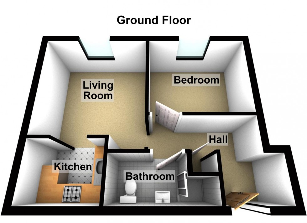 Floorplan for Farnsworth Court, Fletton, Peterborough